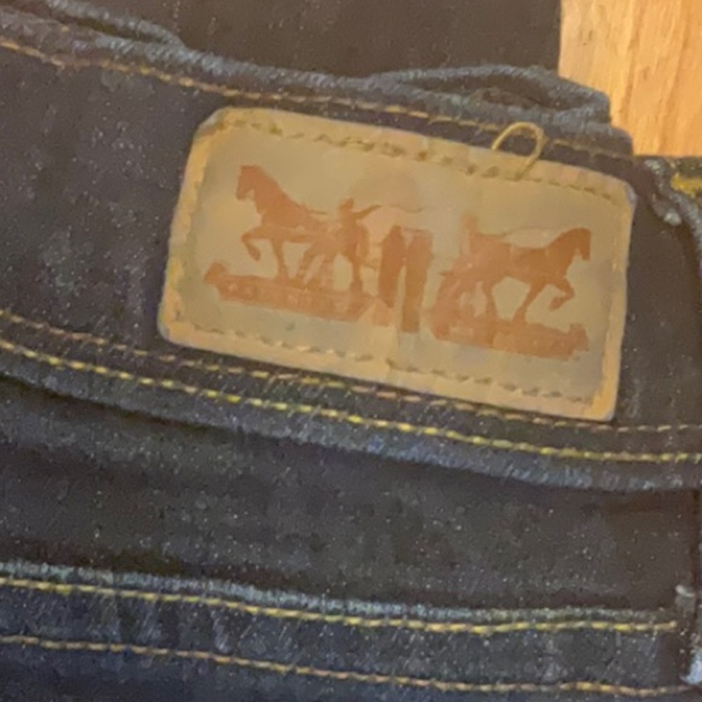 Levi Boot Cut 515 Jeans with back flap pockets and rare single "R" red tag.  14. - Picture 14 of 15